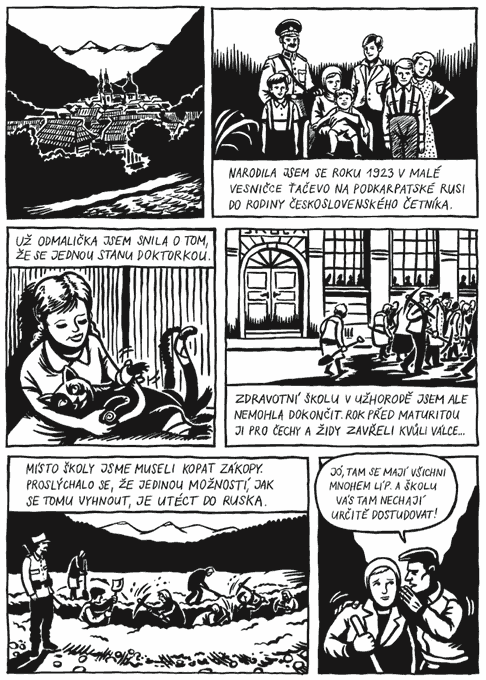 Ukázka komiksu - z oficiálních stránek