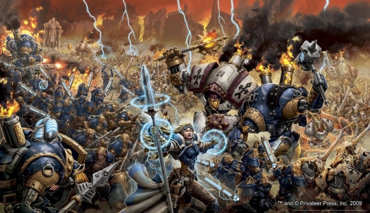 Bitva Cygnar vs. Menoth